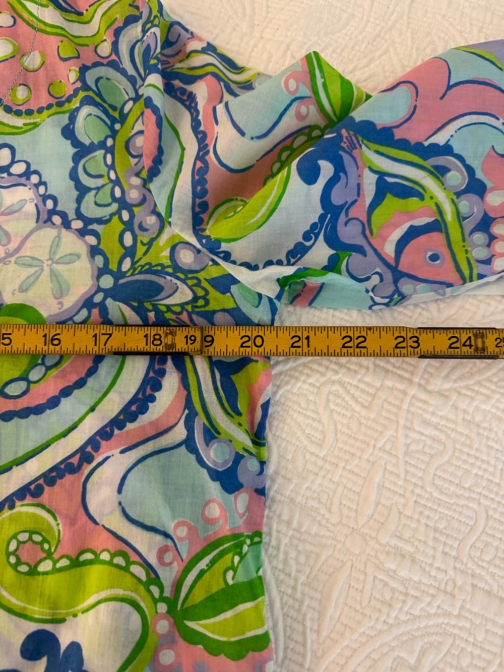 Lilly Pulitzer Multicolor Paisley V-Neck Tunic - Picture 3 of 6